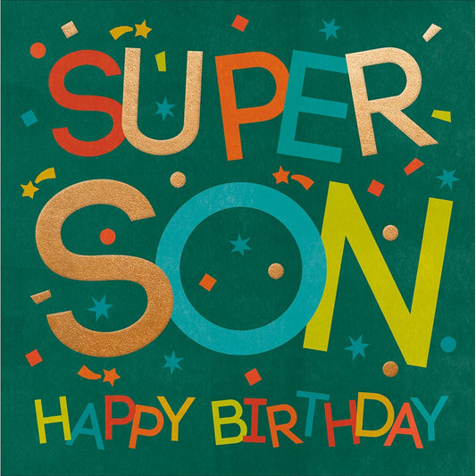Super Son Birthday Card