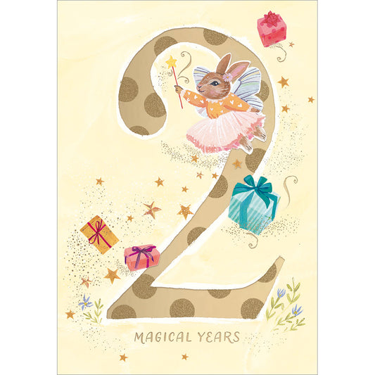Birthday Bunny 2nd Birthday Card