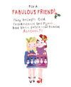 Ladies In Christmas Hats Card