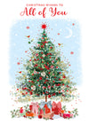 Xmas Tree Presents Christmas Card
