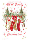 Christmas Fireplace Card