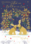 Festive Hares Christmas Card