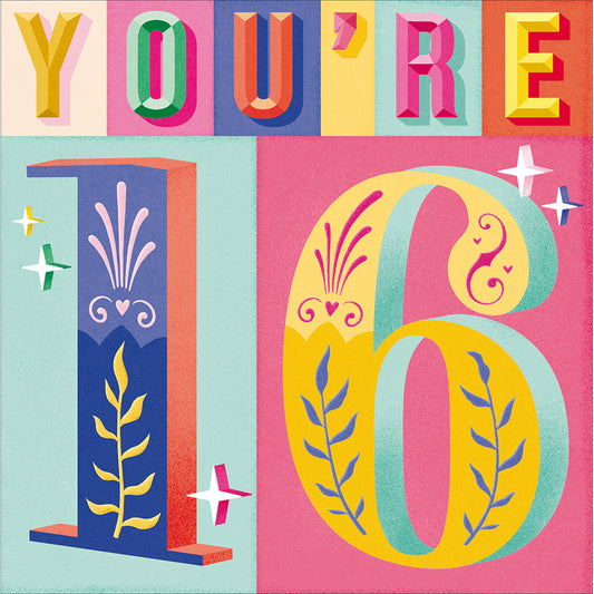 "You're 16" Birthday Card