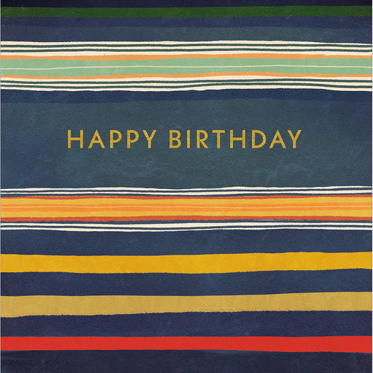 Birthday Stripes Card