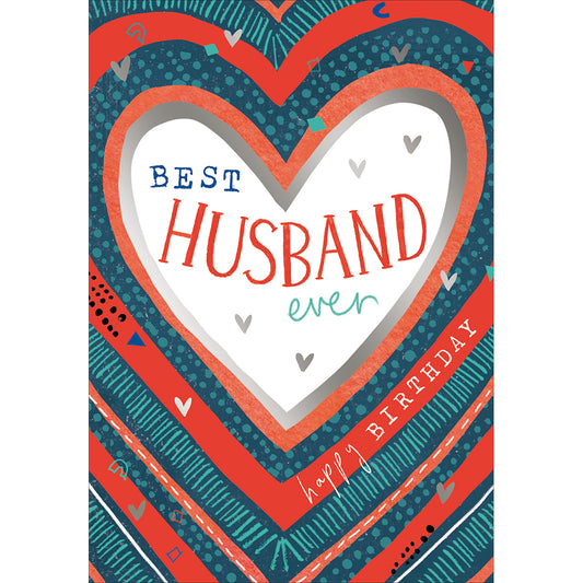"Best Husband Ever" Birthday Card