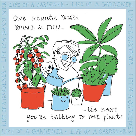 Talking To Plants Card