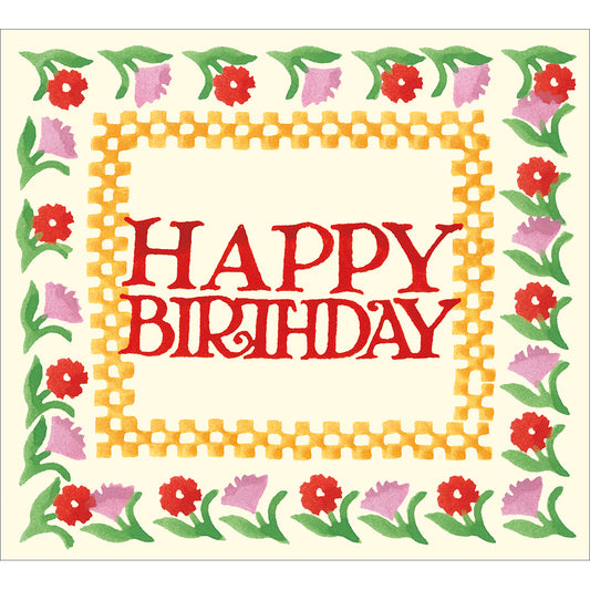 Birthday Flowers Card