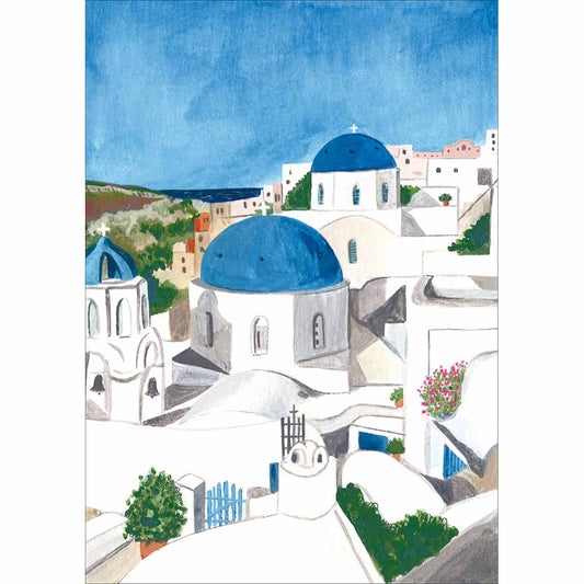 Santorini Card