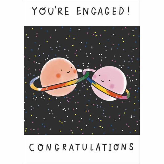 "You're Engaged" Planet Card