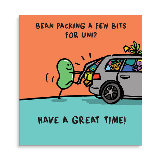 Bean Off To Uni Card