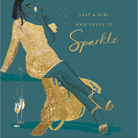 Sparkle & Shine Birthday Card