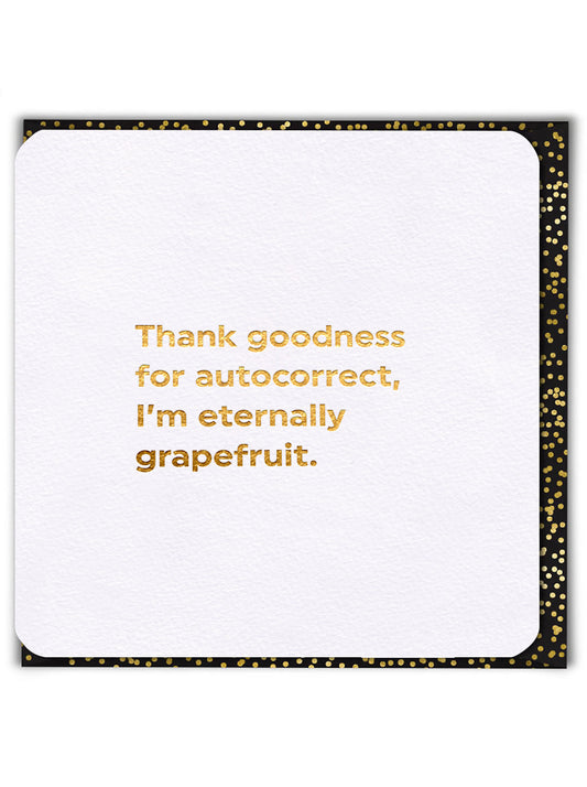 Autocorrect Card