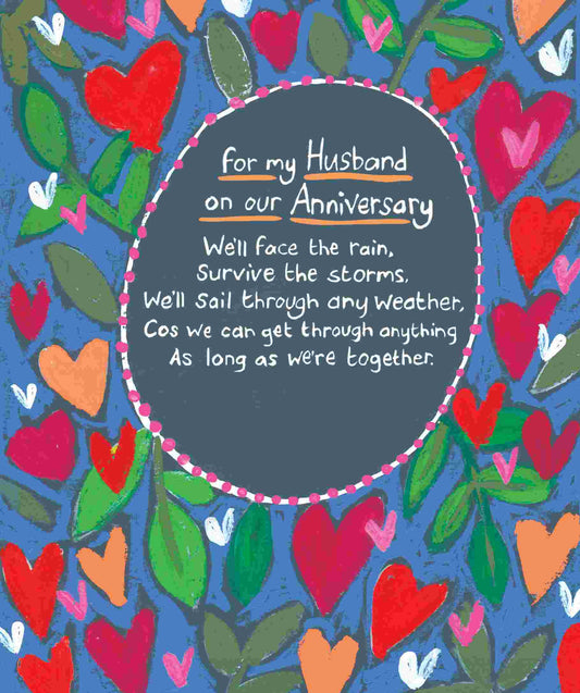 "As Long As We're Together" Husband Anniversary Card