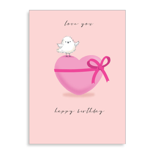 "Love You" Happy Birthday Card