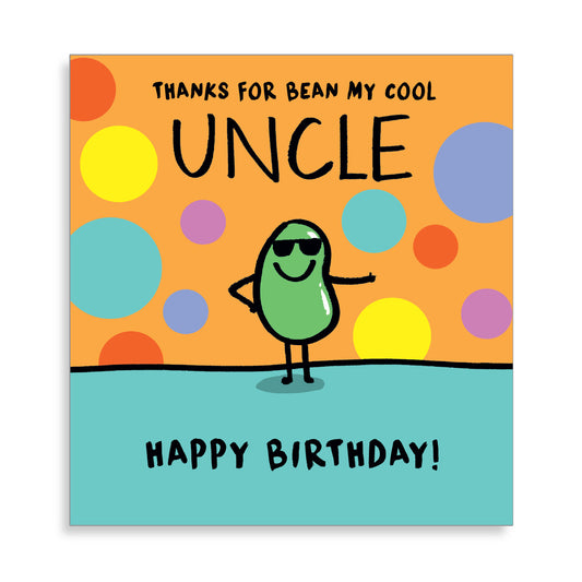 Bean Uncle Birthday Card