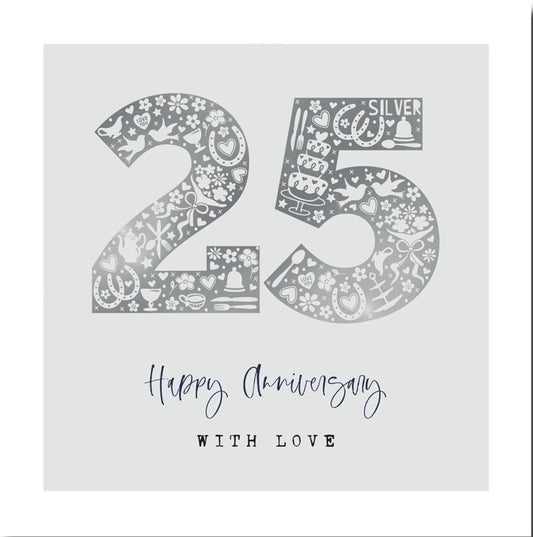 25th Anniversary Card