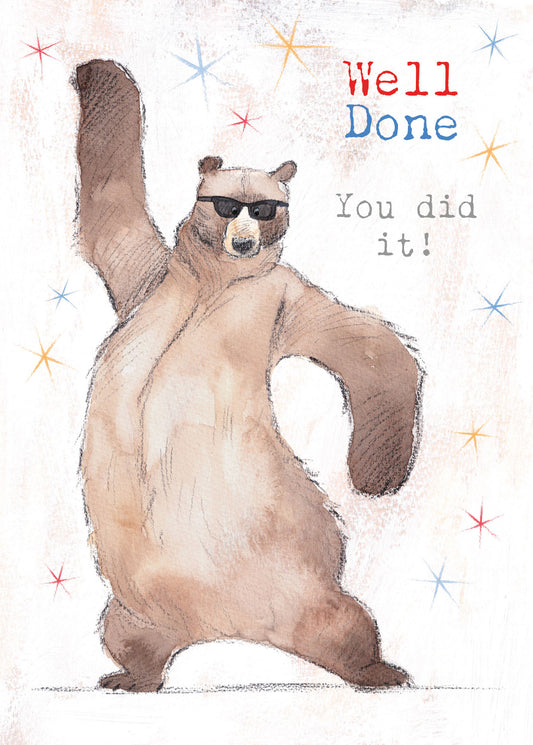 Well done Bear Card