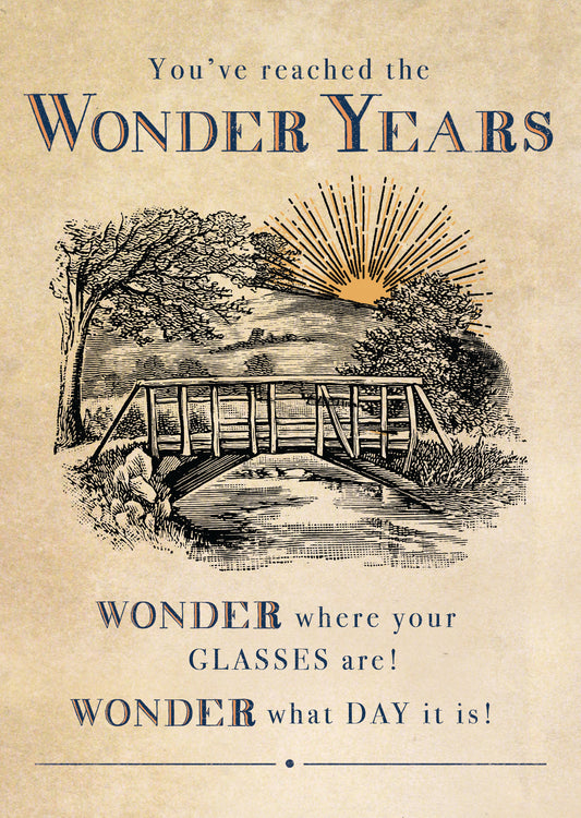 Wonder Years Card