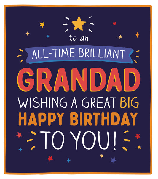 "All Time Brilliant Grandad" Birthday Card