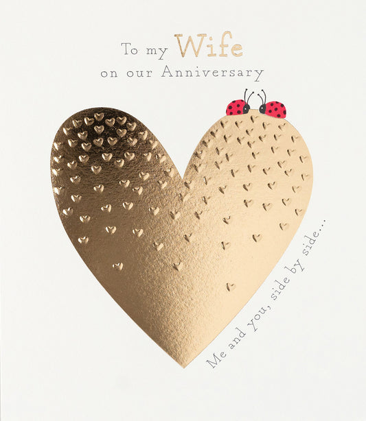 "To My Wife" Anniversary Card