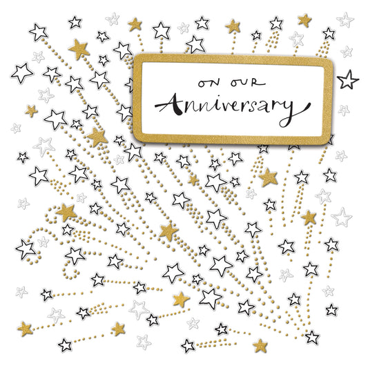 Stars "On Our Anniversary" Card