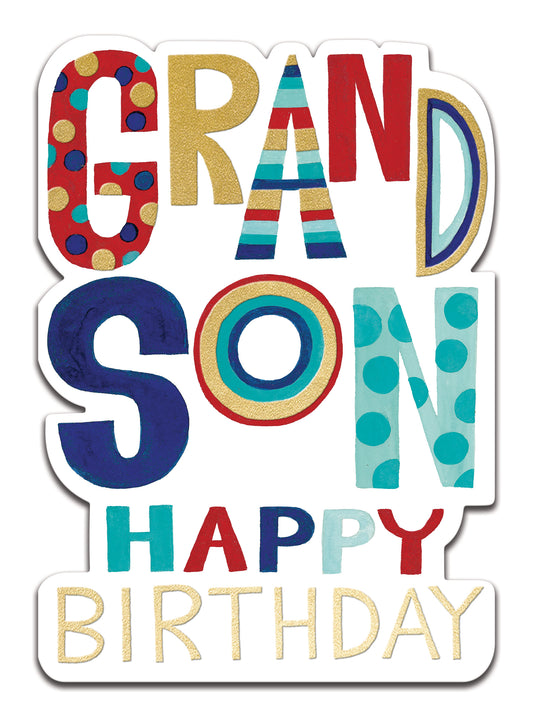 Fun Grandson Birthday Card