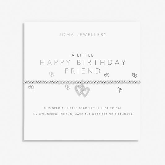 Joma Jewellery A Little 'Happy Birthday Friend' Bracelet