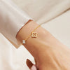 Joma Jewellery Style Stories Pavé Clover Bracelet
