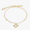Joma Jewellery Style Stories Pavé Clover Bracelet