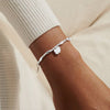 Joma Jewellery Life's A Charm 'Mum' Bracelet in Silver Plating