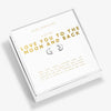 Joma Jewellery Boxed A Little Earrings ' Love You To The Moon ' Earrings