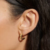 Joma Jewellery Style Stories Barrel Hoop Earrings