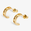 Joma Jewellery Style Stories Barrel Hoop Earrings