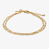 Joma Jewellery Double Figaro Anklet