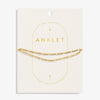 Joma Jewellery Double Figaro Anklet