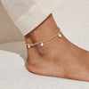 Joma Jewellery Anklet Three Pearl Anklet