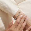 Joma Jewellery Bracelet Bar Silver Base Gold Kisses Bracelet