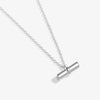 Joma Jewellery Style Stories Heart T-Bar Necklace