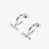 Joma Jewellery Style Stories Heart T-Bar Earrings