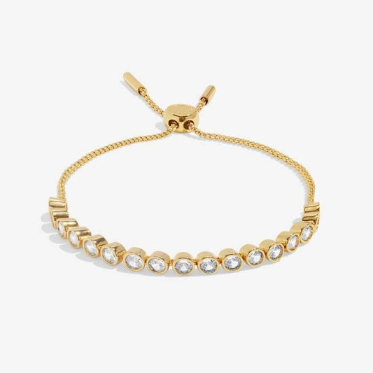 Joma Jewellery Bracelet Bar Round Cubic Zirconia Tennis Bracelet