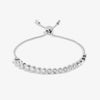 Joma Jewellery Bracelet Bar Heart Cubic Zirconia Tennis Bracelet