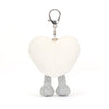 Jellycat Amuseables Cream Heart Bag Charm