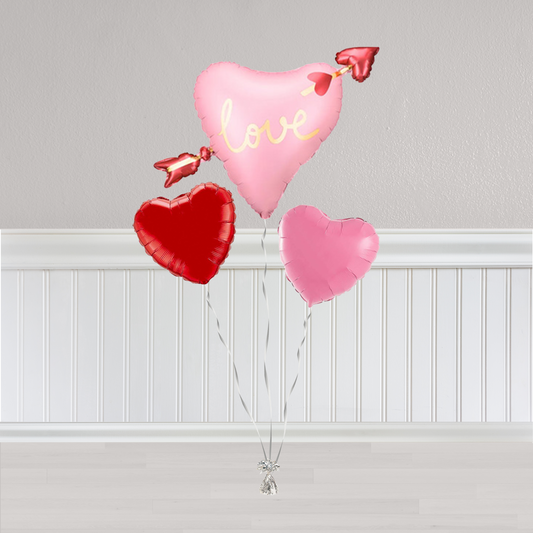 Valentines Love Balloon Bunch