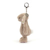 Jellycat Blossom Beige Bunny Bag Charm