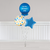Blue and Gold Dots Orb Birthday Bunch