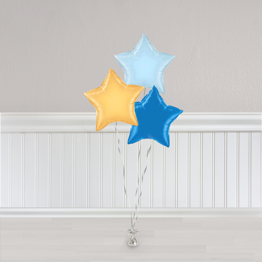 Blue and Gold Stars Bunch