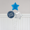 Blue and Silver Birthday Bunch
