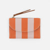 Caroline Gardner Pink/Orange Stripe Small Cardholder Coin Purse