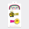 Bee/Flower Hair Clips