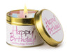 Lily Flame Happy Birthday Scented Candle